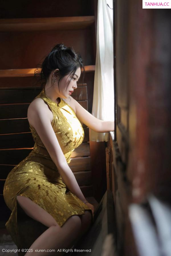  [XiuRen]高清写真图 2025.05.13 No.10269 林若凡F 黄色旗袍第11张图片